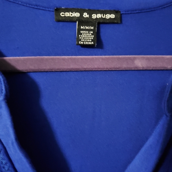 Blue tunic top - Picture 3 of 3